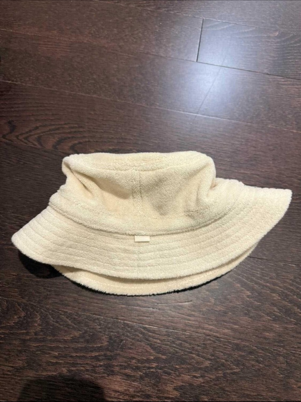 Aritzia TNA Terry Cloth Bucket Hat - Cream